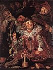 Frans Hals Shrovetide Revellers painting
